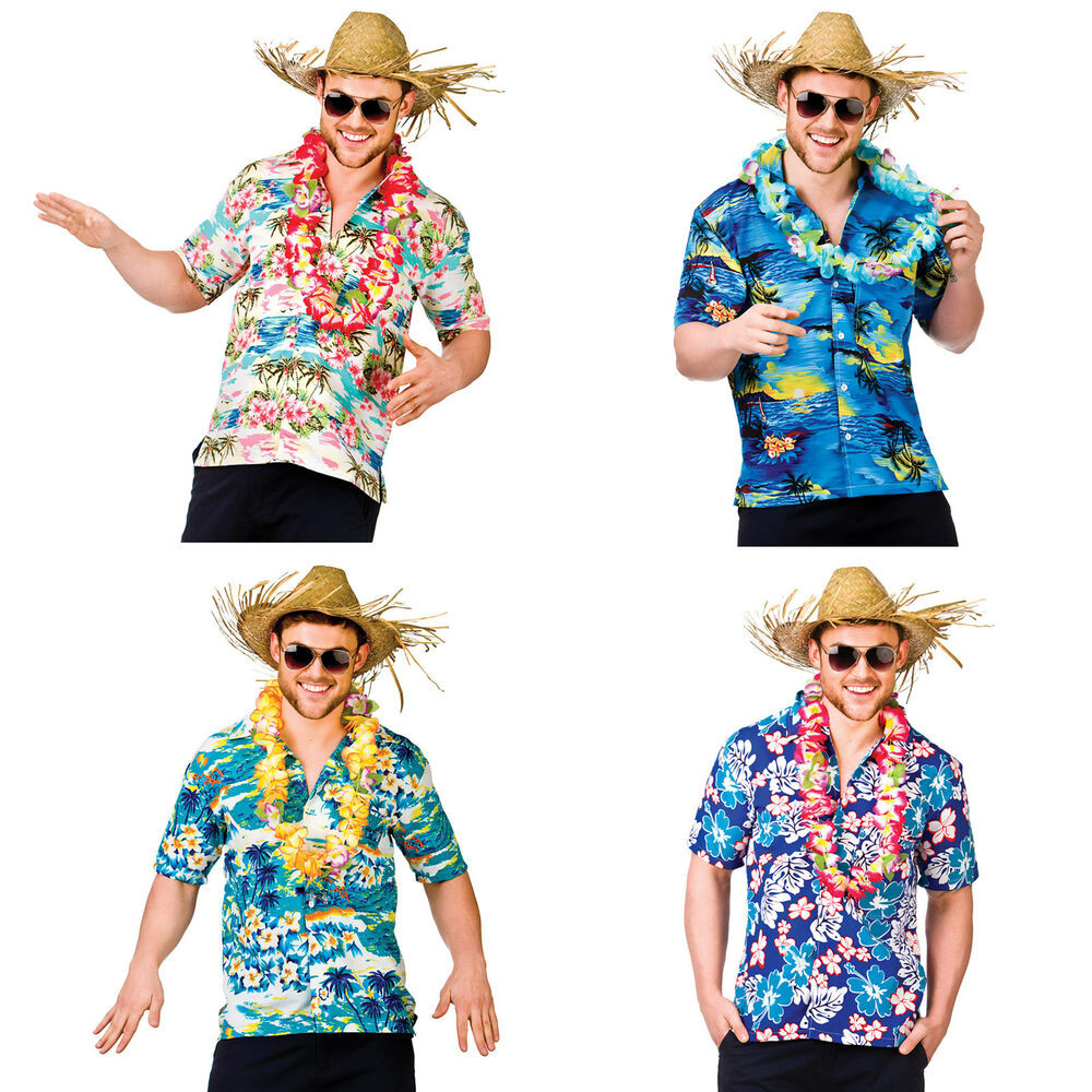 Beach Party Dress Up Ideas
 Mens Hawaiian Fancy Dress Shirt Beach Luau Aloha Summer