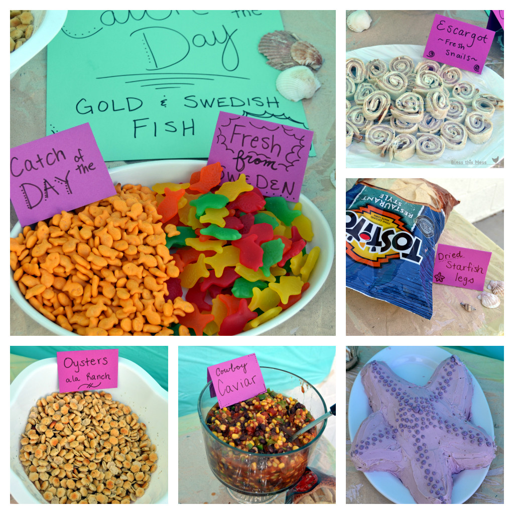 Beach Party Ideas Food
 Beach Birthday Party — Bless this Mess