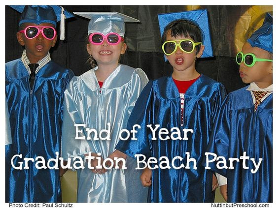 Beach Party Ideas For Kindergarten
 End of Year Beach Party – Preschool Graduation Idea