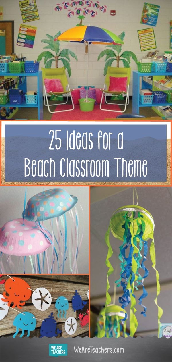 Beach Party Ideas For Kindergarten
 25 Sand sational Beach Themed Classroom Ideas