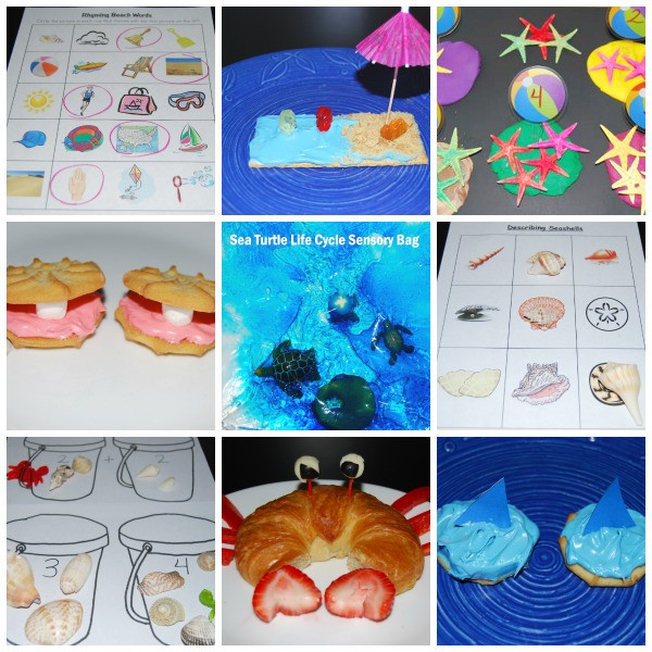 Beach Party Ideas For Kindergarten
 Beach and Ocean Themed Activities for Preschool • The