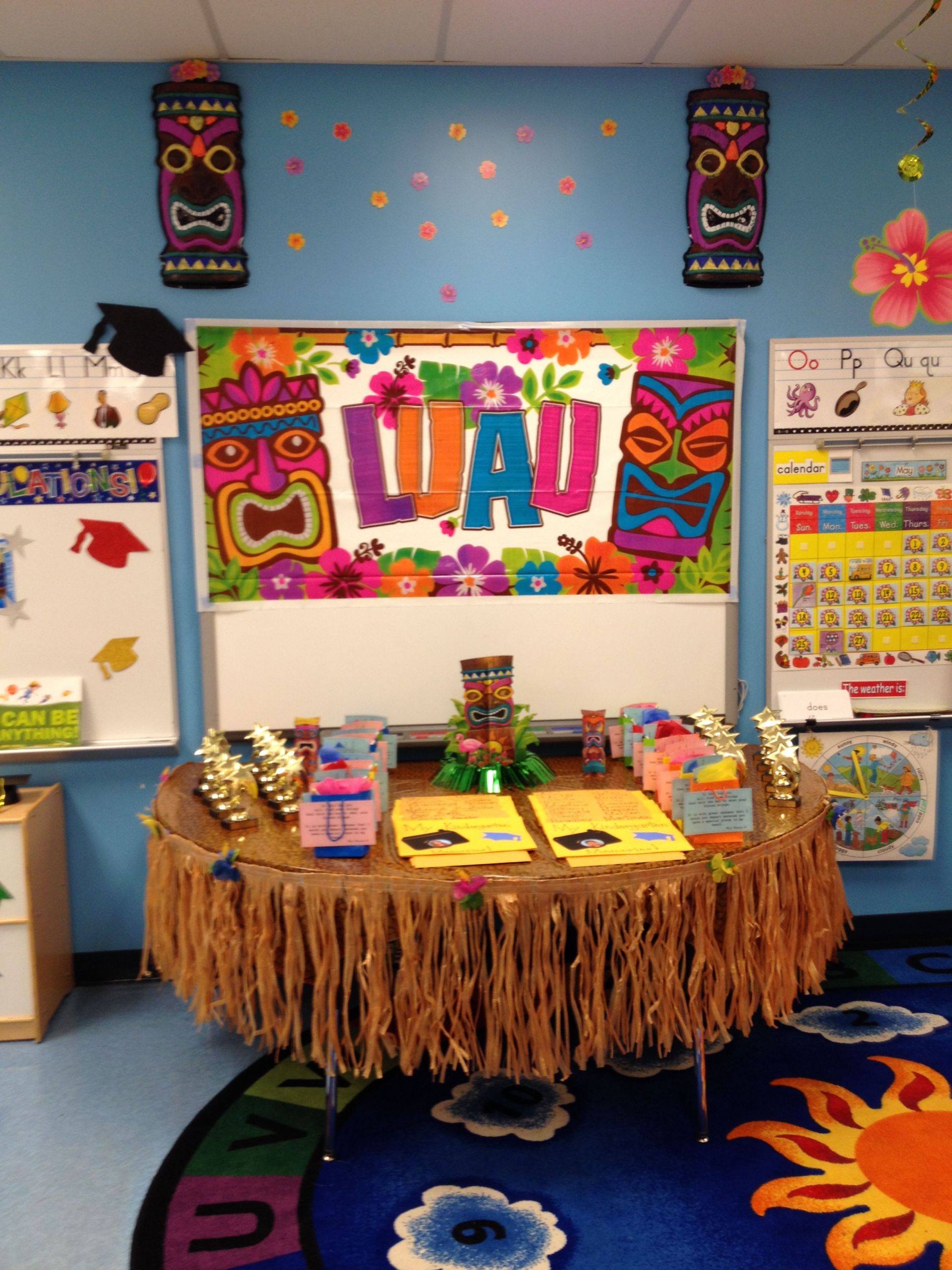 Beach Party Ideas For Kindergarten
 "Luau" end of the year celebration