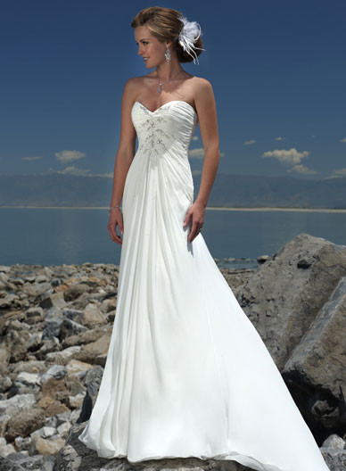 Beach Theme Wedding Dresses
 Beach Themed Bridal Gown
