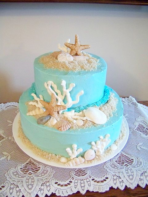 Beach Themed Engagement Party Ideas
 Top 16 Beach Theme Party Wedding Cakes – Beauty & Unique