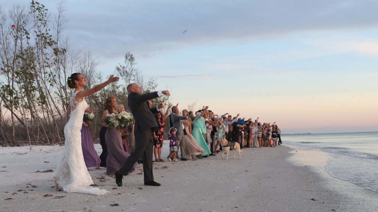 Beach Wedding In Florida
 Rustic Florida Beach Wedding