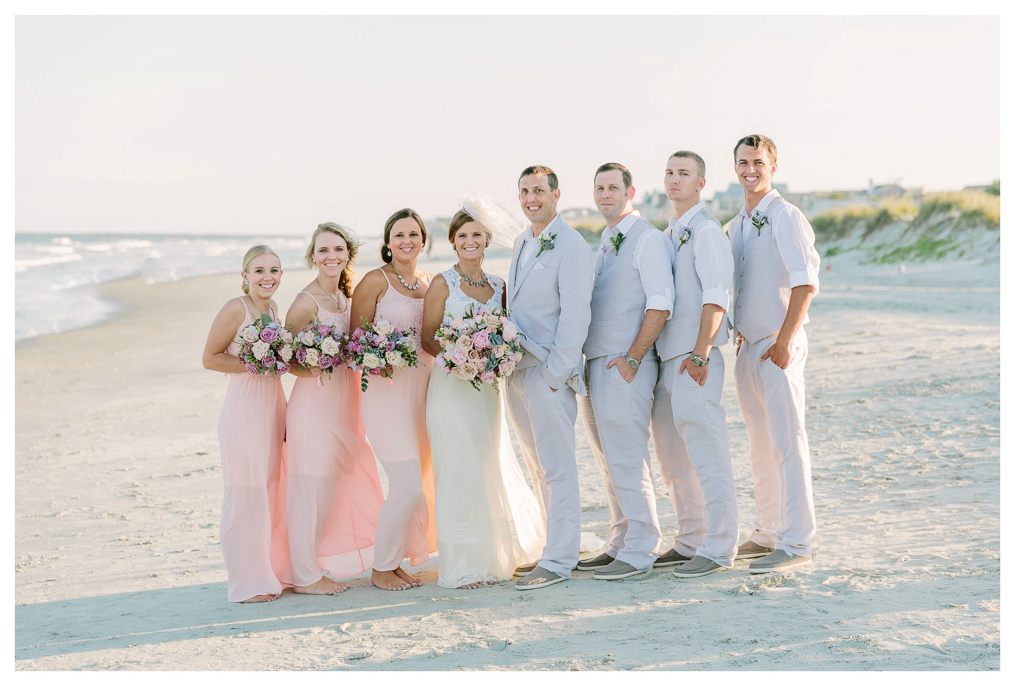 Beach Wedding Party
 Myrtle Beach wedding of Kristina and Grant at the Beach house