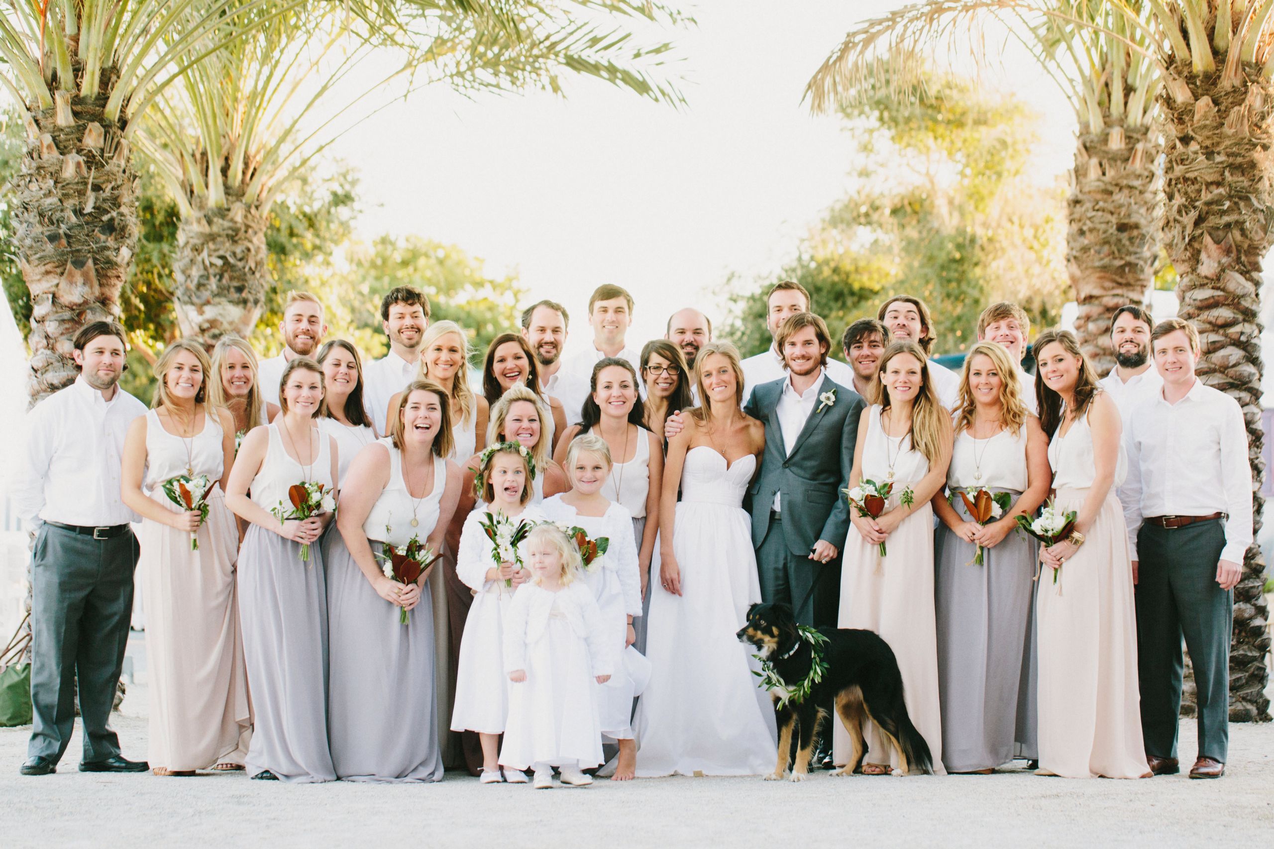 Beach Wedding Party
 Organic Beach Wedding Elizabeth Anne Designs The