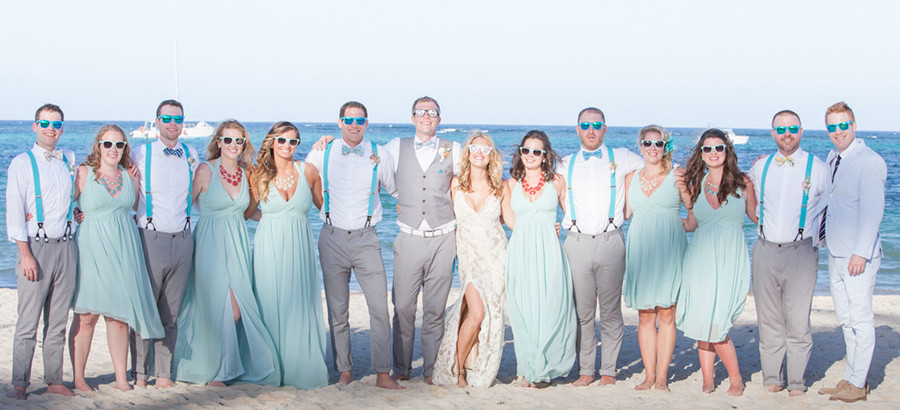 Beach Wedding Party
 Oregon Destination Wedding Planner