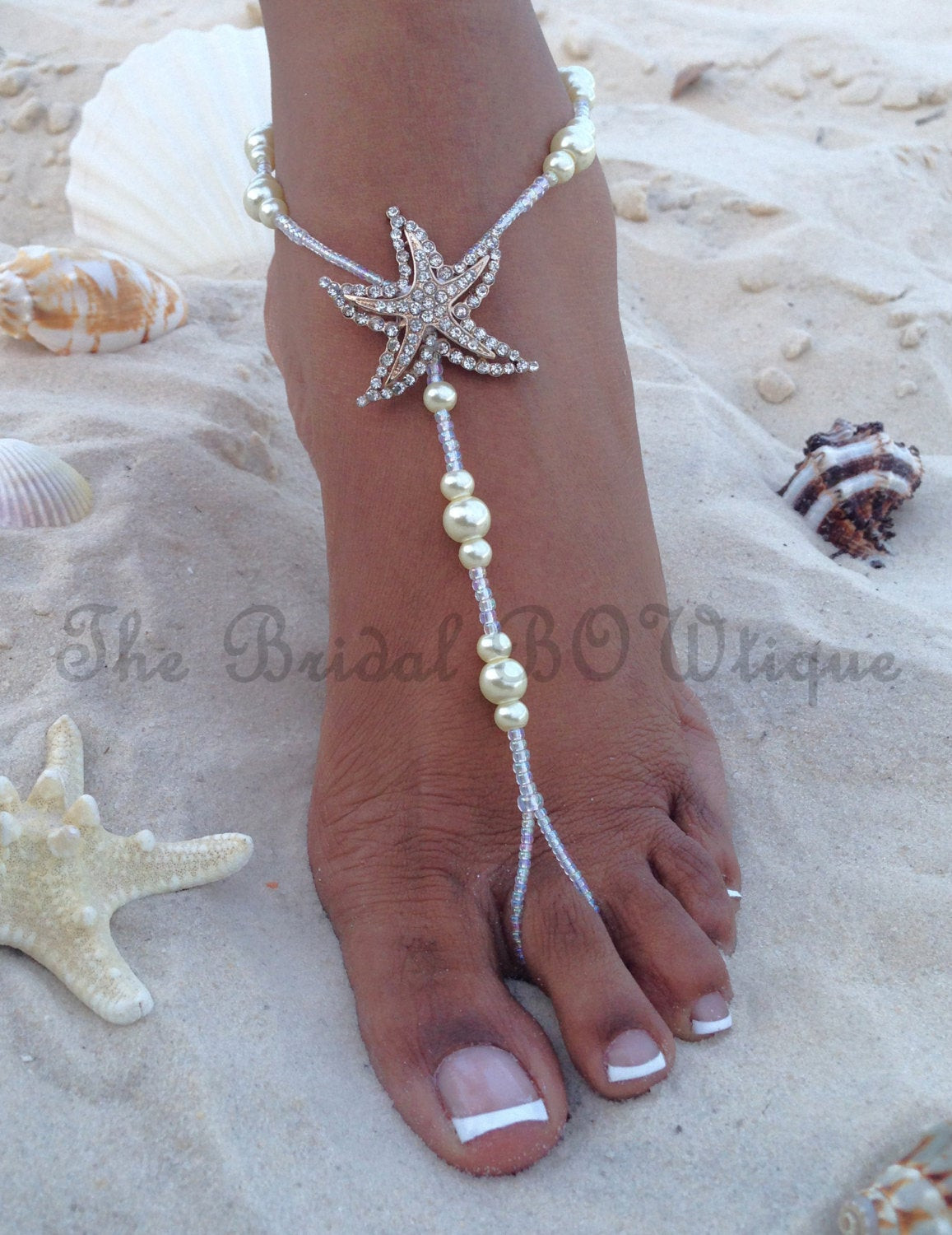 Beach Wedding Sandals For Bride
 Starfish Barefoot Sandals Beach Wedding Barefoot Sandal