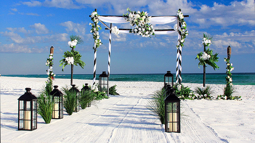 Beach Weddings Destin Fl
 Black Sea Pearl Destin beach wedding packages Destin Fl