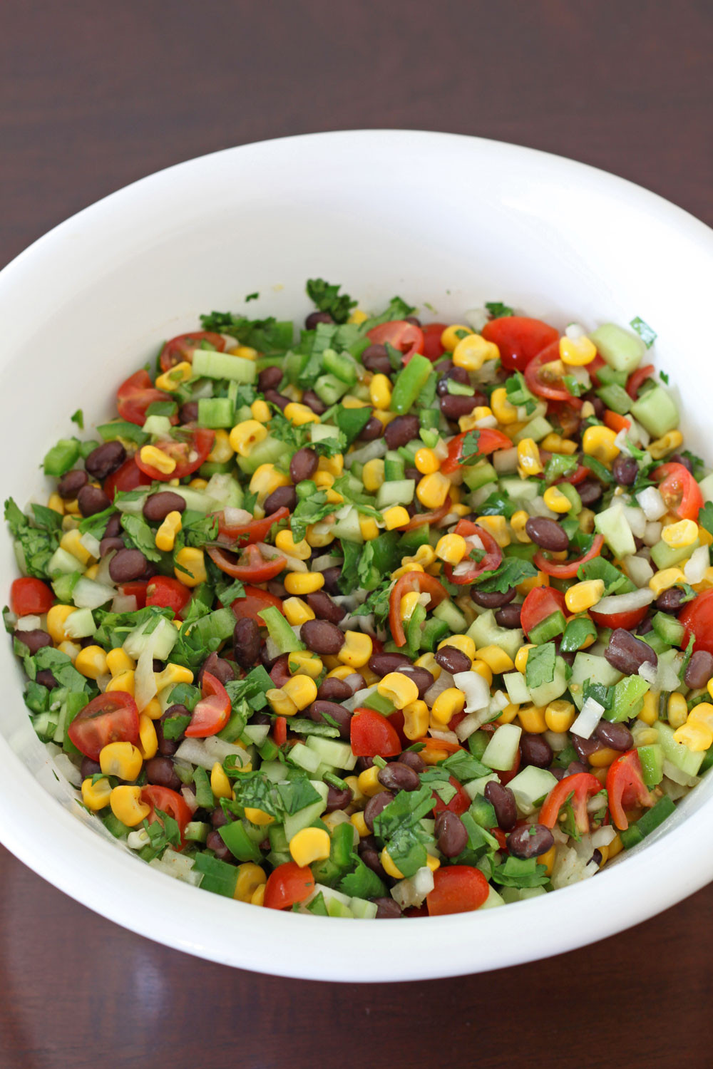Bean And Corn Salad
 Black Bean and Corn Salsa Salad Recipe Runner