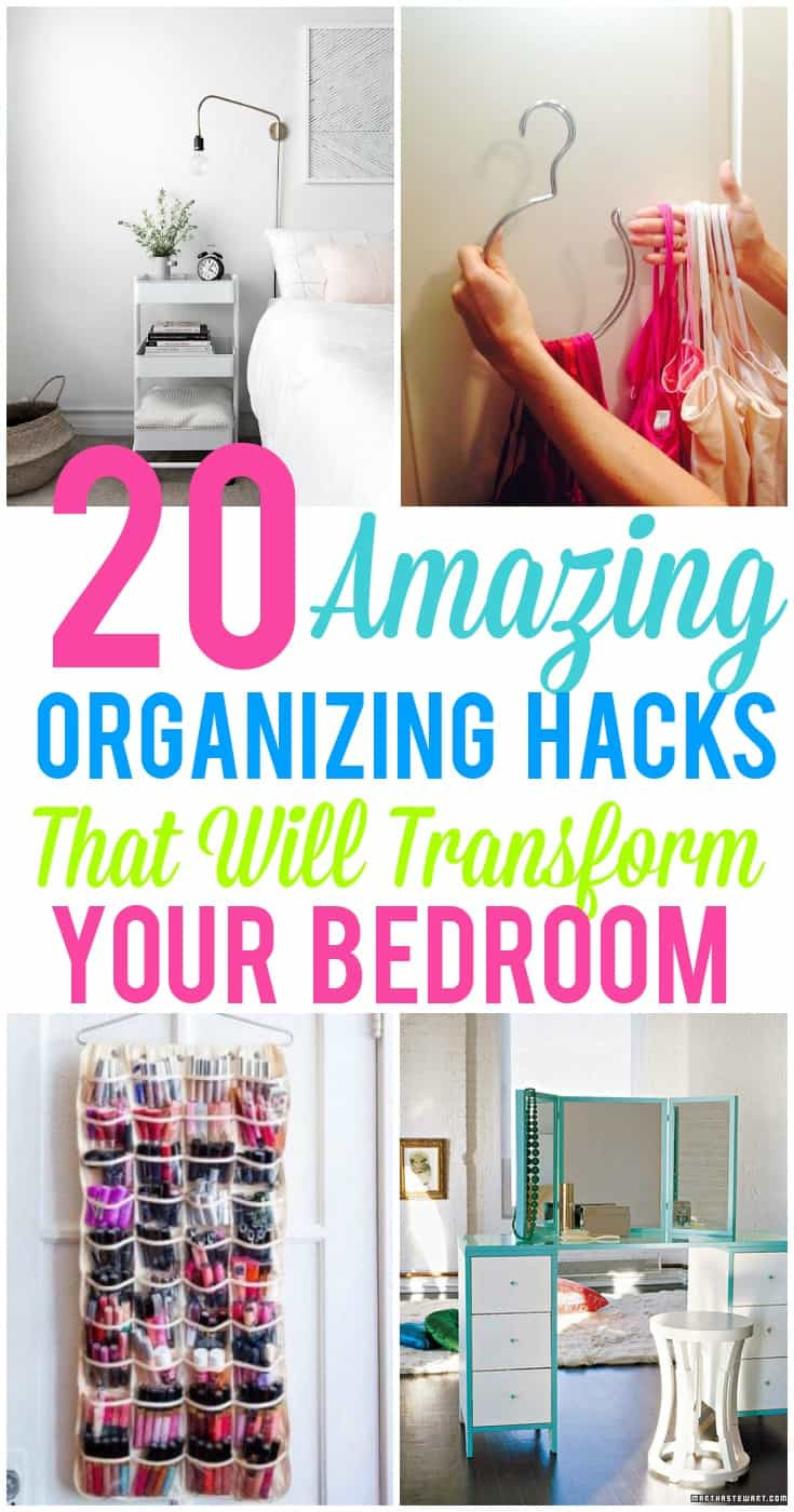 Bedroom Organization Hacks
 20 Amazing Organization Hacks That Will Transform Your