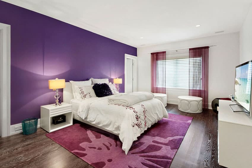 Bedroom Purple Paint Ideas
 25 Gorgeous Purple Bedroom Ideas Designing Idea