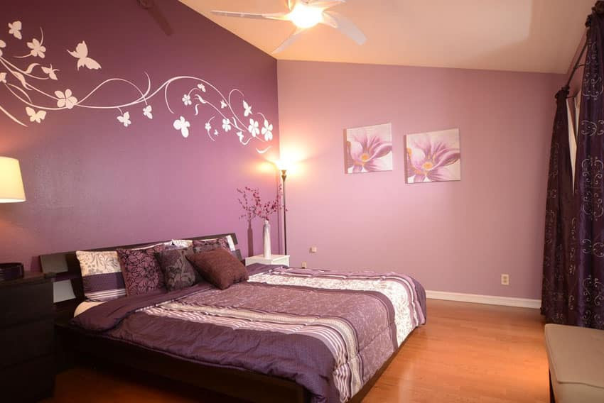 Bedroom Purple Paint Ideas
 25 Gorgeous Purple Bedroom Ideas Designing Idea