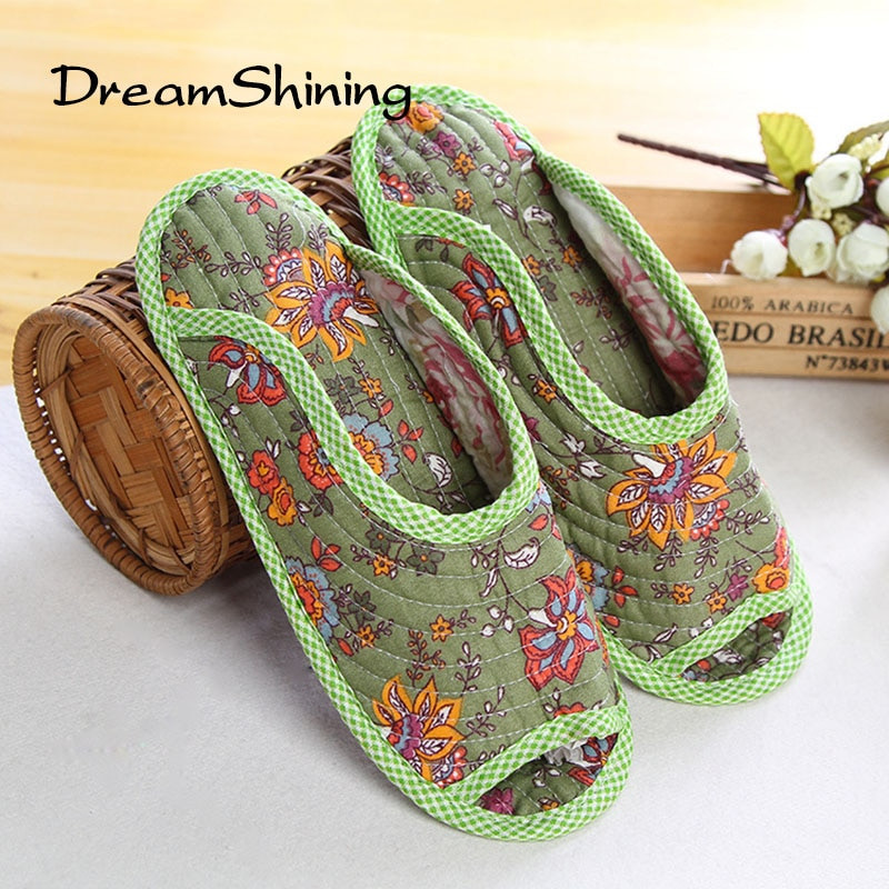 Bedroom Shoes For Womens
 DreamShining Cute Floral Winter Women Home Slippers For