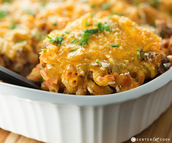 Beef And Cheddar Casserole
 Cheesy Macaroni and Beef Casserole Recipe