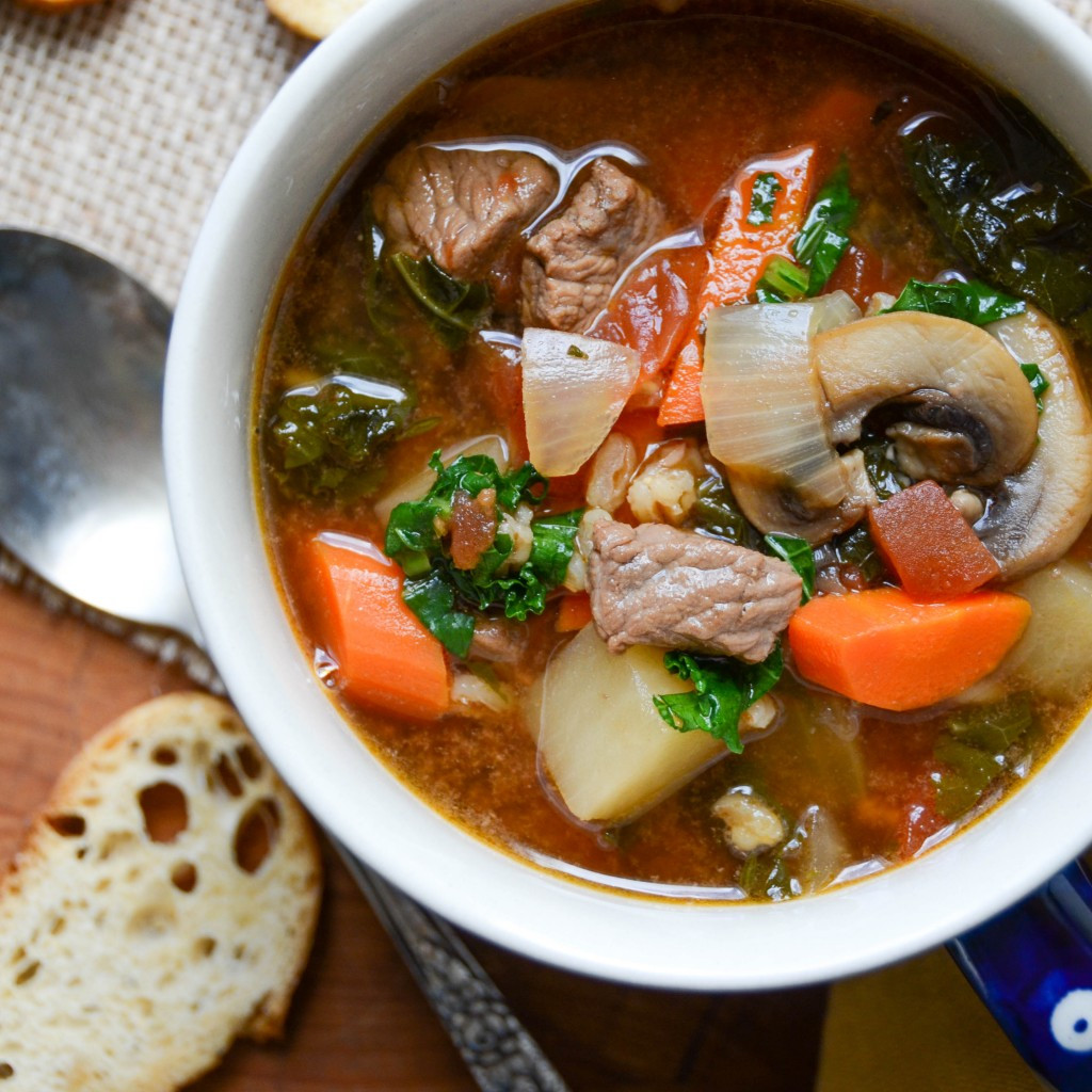 Beef Broth Vegetable Soup
 Healthy Ve able Beef Soup