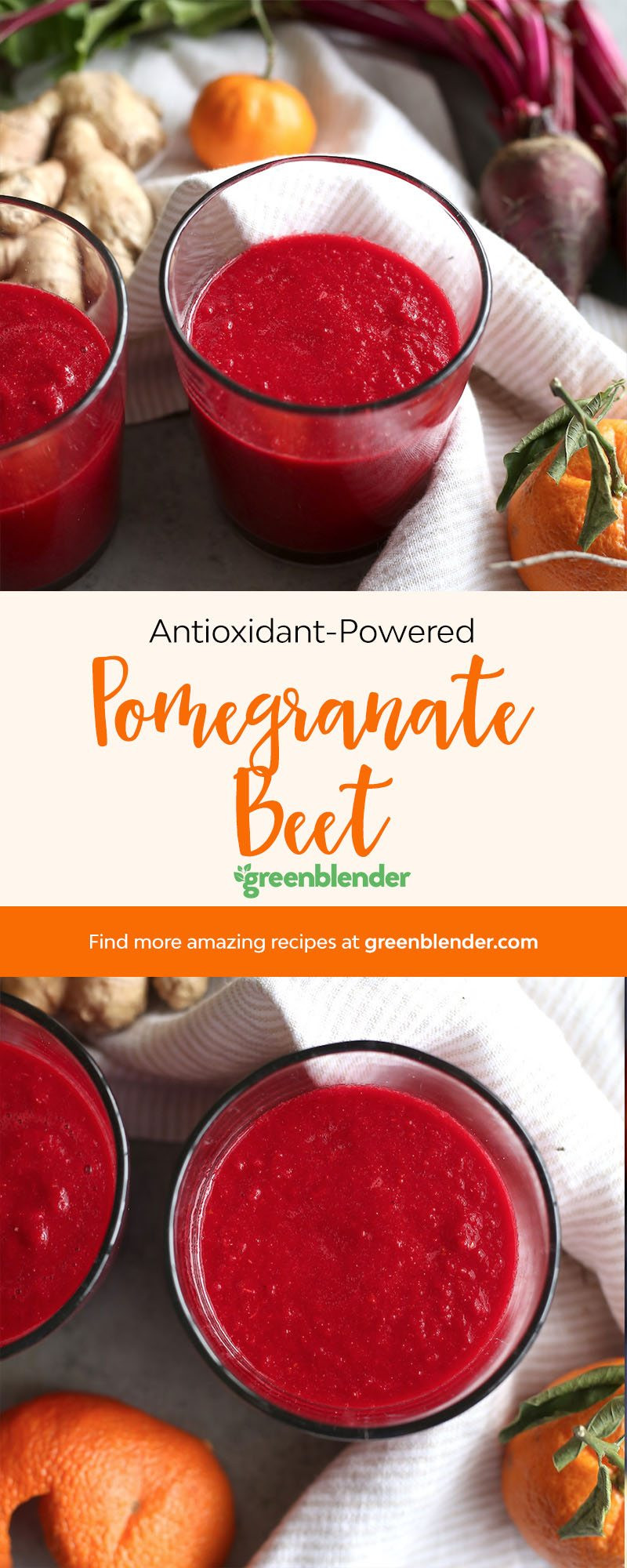 Beet Smoothie Recipes
 Pomegranate Beet Smoothie Recipe GreenBlender