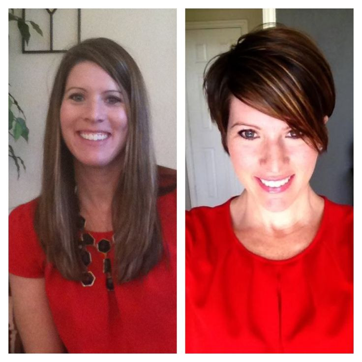 Before And After Haircuts Long To Short
 279 best images about Haircuts and Color Before and After