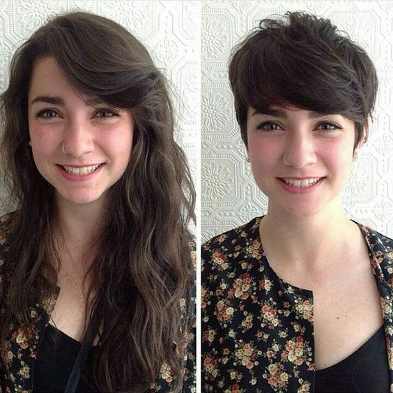 Before And After Haircuts Long To Short
 10 Trendy Before and After Transformations from Long Hair