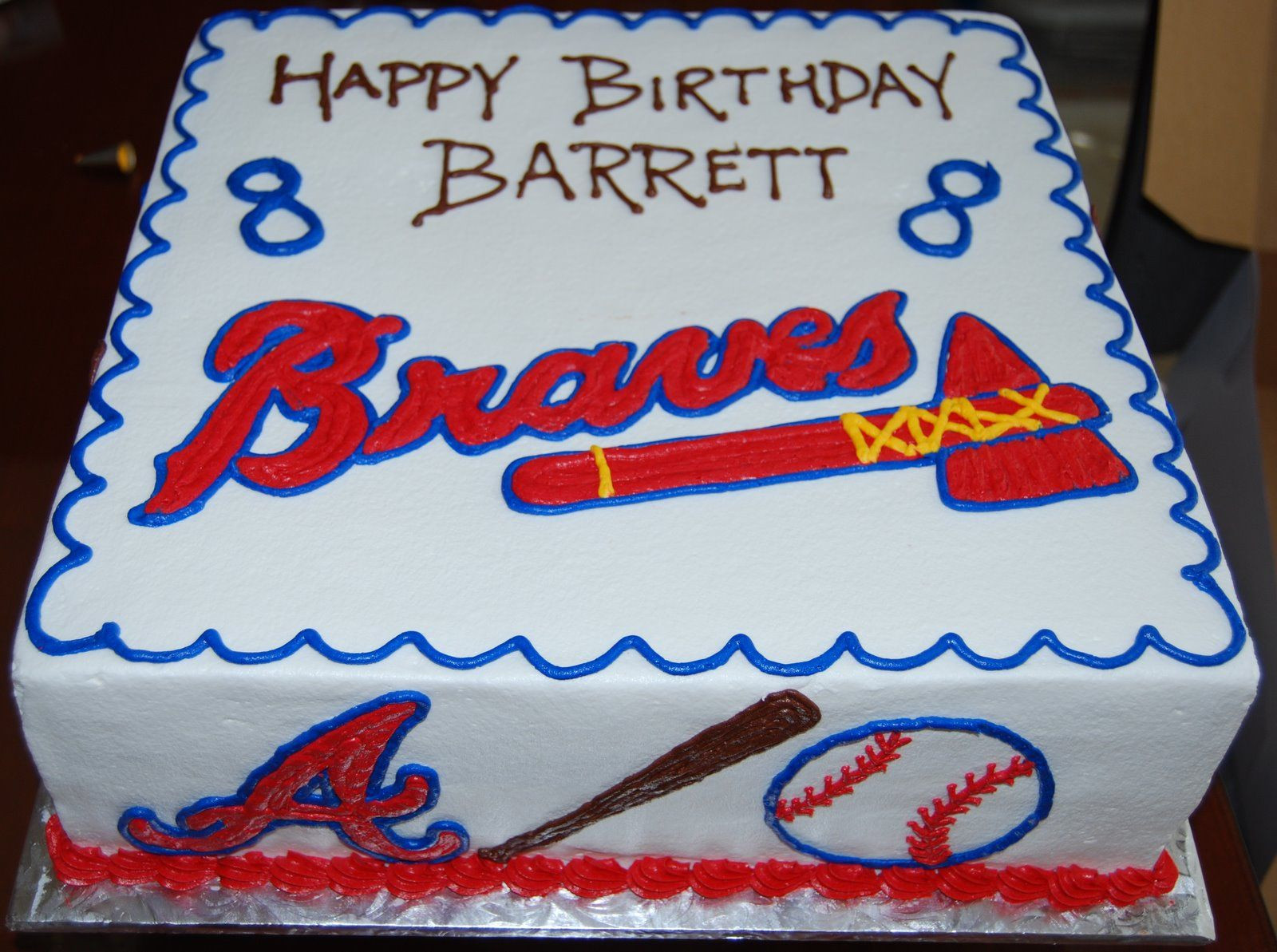 Best Birthday Cakes In Atlanta
 ATLANTA BRAVES CAKE Google Search