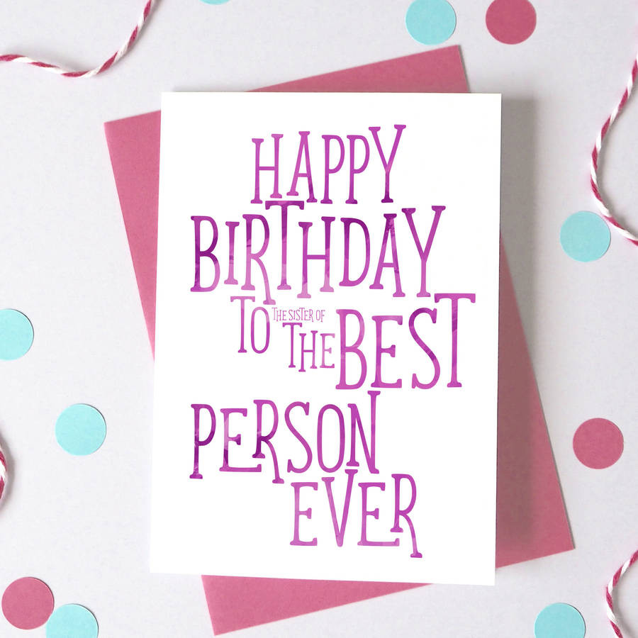 Best Birthday Cards
 best person funny birthday card by ruby wren designs