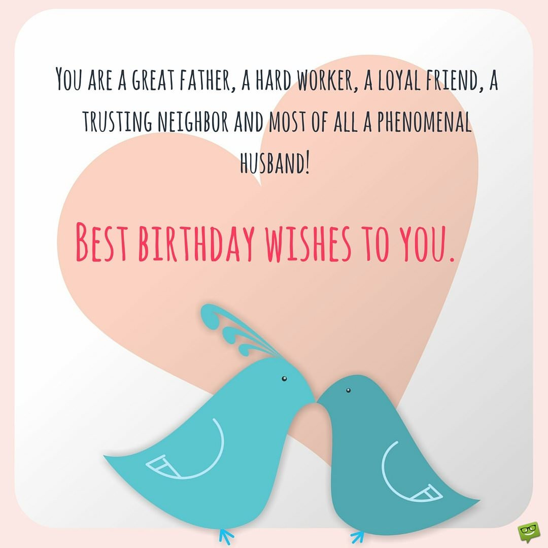 Best Birthday Wishes For Husband
 Smart Bday Wishes for your Husband