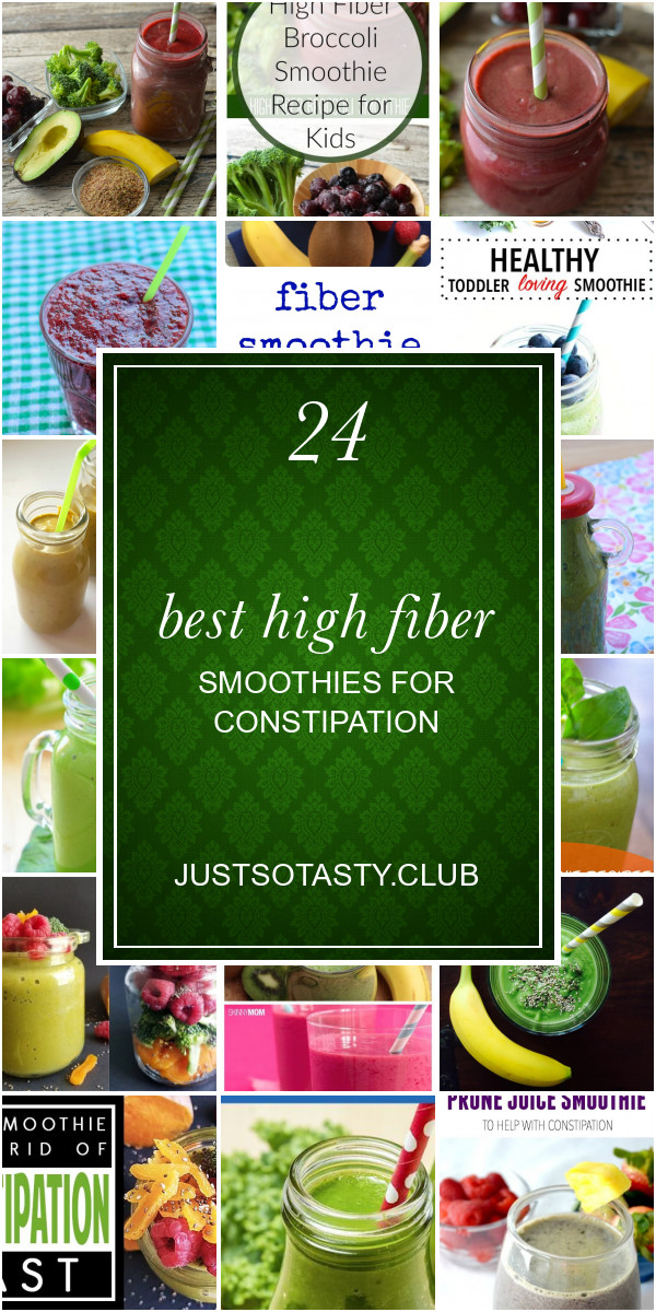 Best Fiber For Smoothies
 24 Best High Fiber Smoothies for Constipation Best Round