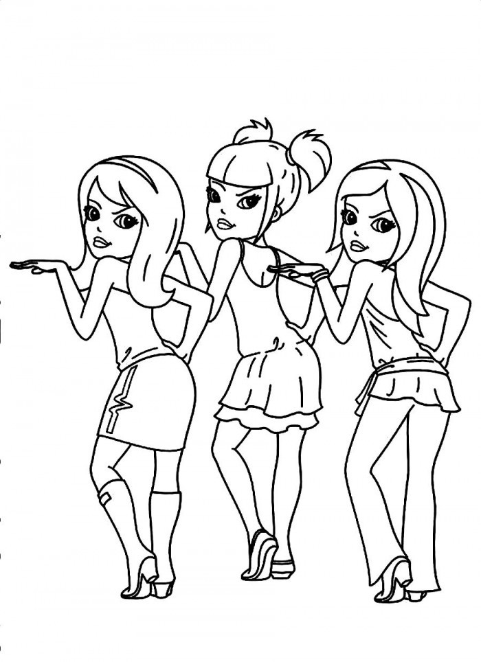 Best Friend Coloring Pages For Girls
 Anime Best Friends Coloring Pages at GetColorings