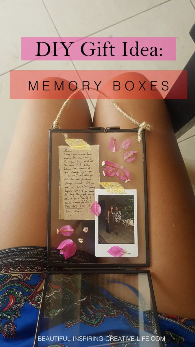 Best Friend Gift Ideas Diy
 DIY Hanging Glass Frame Memory Box Great Gift For Her