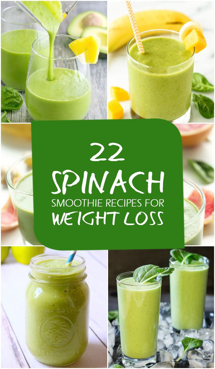 Best Fruit Smoothies For Weight Loss
 22 Best Spinach Smoothie Recipes for Weight Loss
