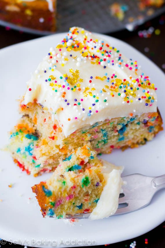Best Homemade Birthday Cake Recipes
 Easy Homemade Funfetti Cake Sallys Baking Addiction