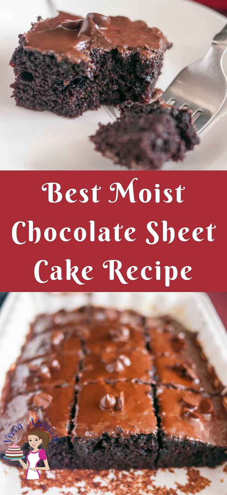 Best Moist Chocolate Cake Recipe
 Best Moist Chocolate Sheet Cake Recipe Veena Azmanov