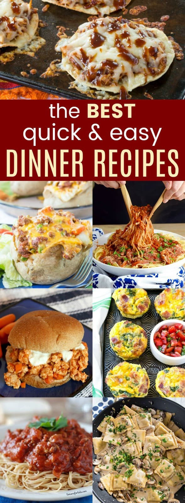 Best Quick Dinners
 42 of the Best Quick and Easy Dinner Ideas Cupcakes