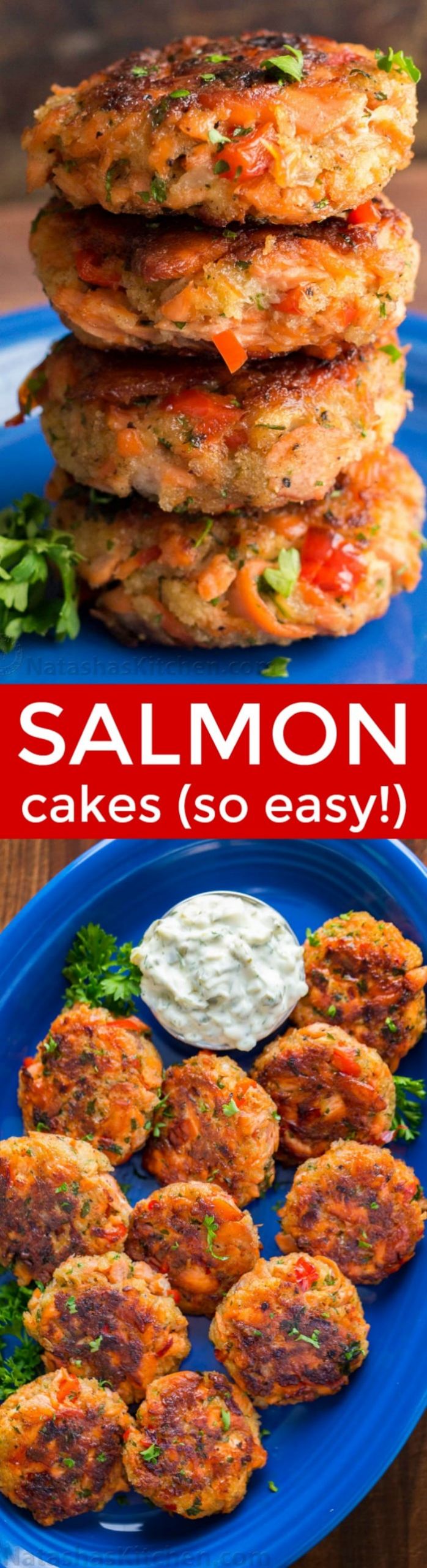 Best Salmon Cake Recipe
 Salmon Patties Recipe VIDEO NatashasKitchen