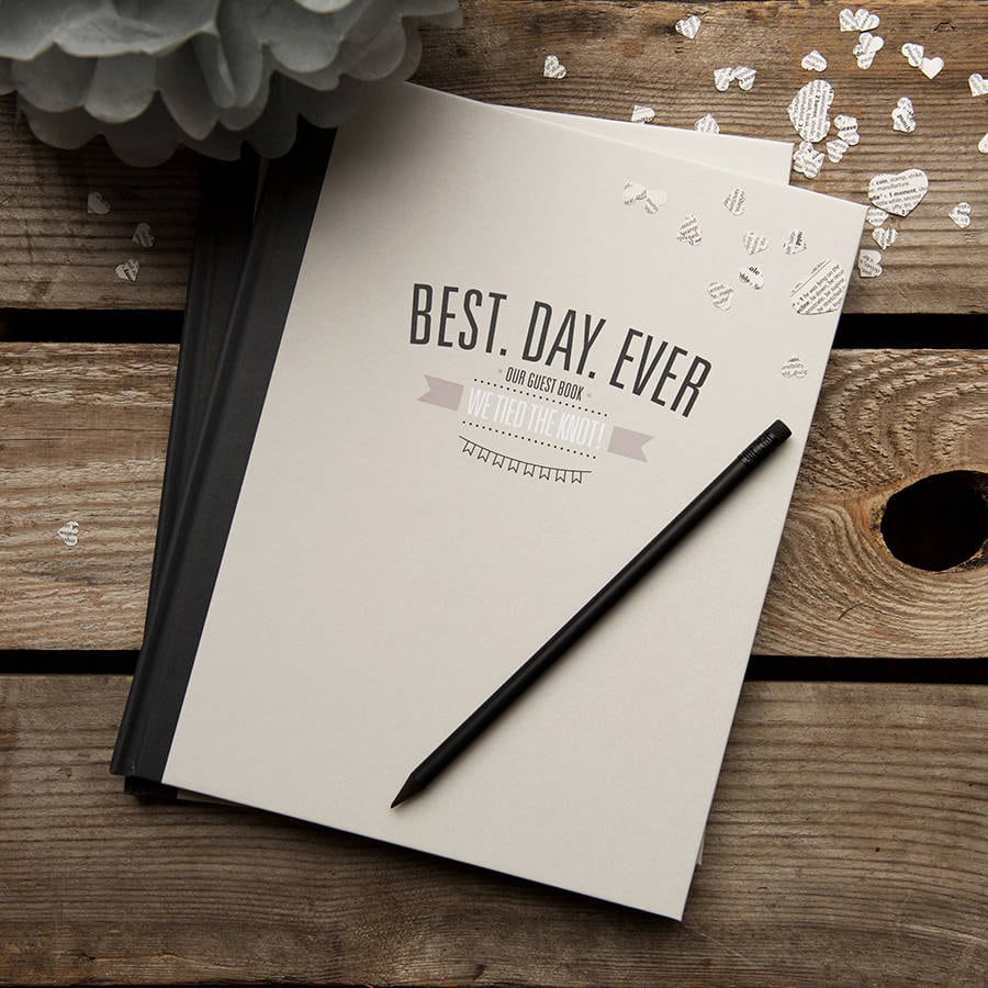 Best Wedding Guest Book
 Best Day Ever Wedding Guest Book Illustries – Books for