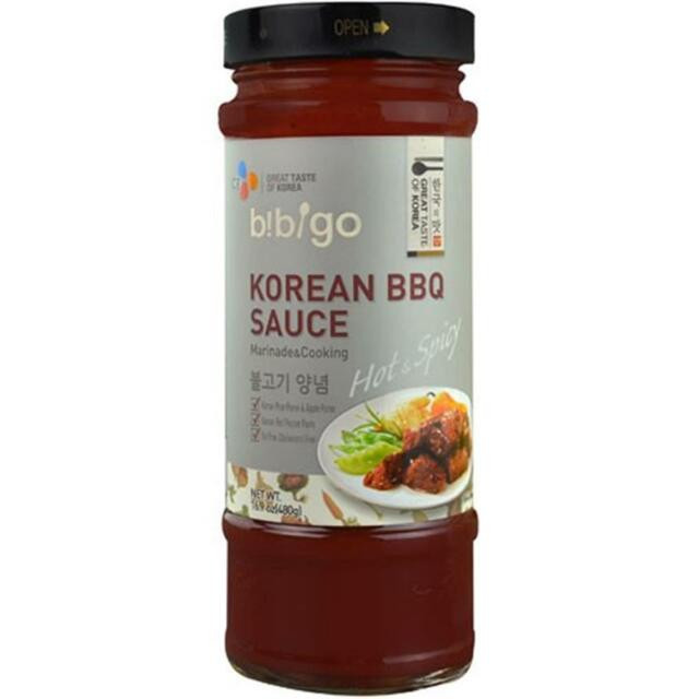 Bibigo Korean Bbq Sauce
 CJ Bibigo Hot and Spicy Korean BBQ Sauce 16 9 Oz for sale