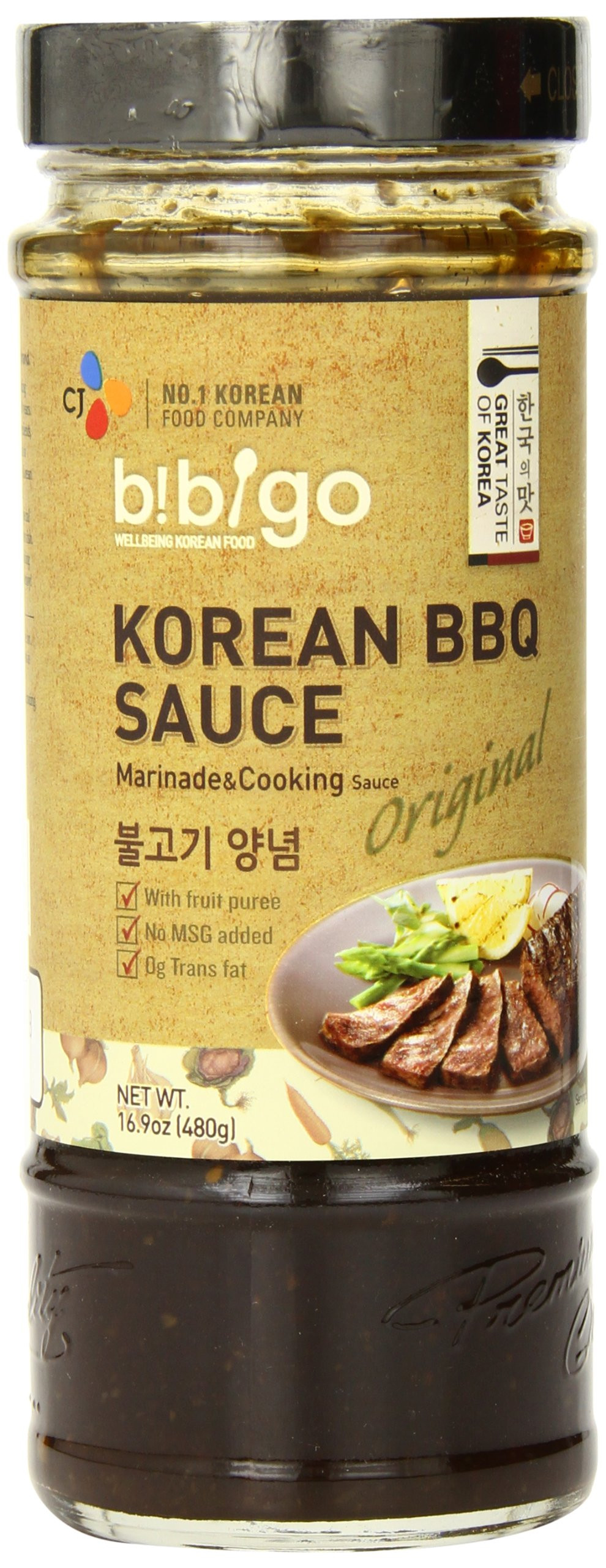 Bibigo Korean Bbq Sauce
 Amazon Bibigo Korean Gochujang Sauce 11 46 Ounce 2