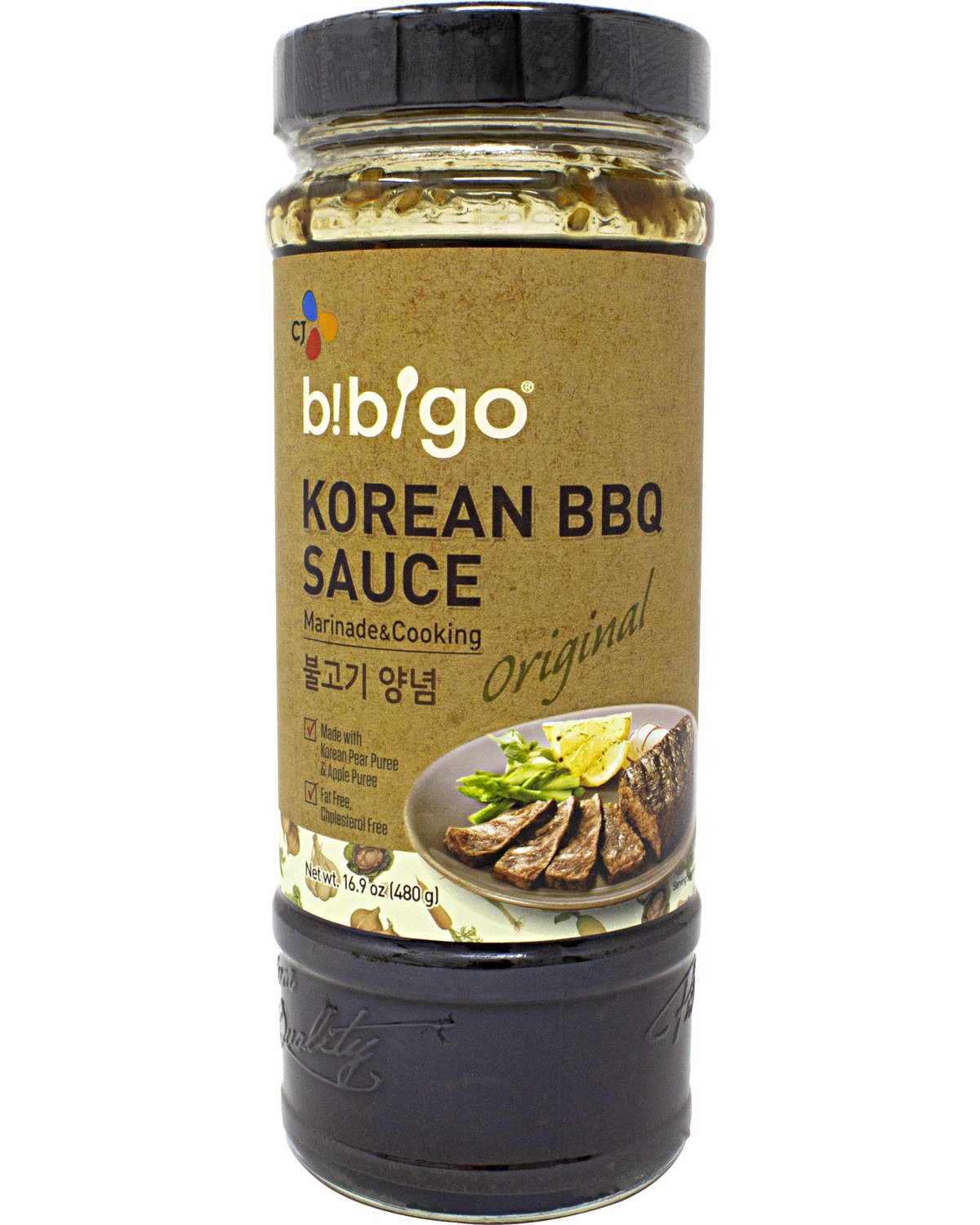 Bibigo Korean Bbq Sauce
 Bibigo Authentic Korean BBQ Sauce 16 9 oz 480 g