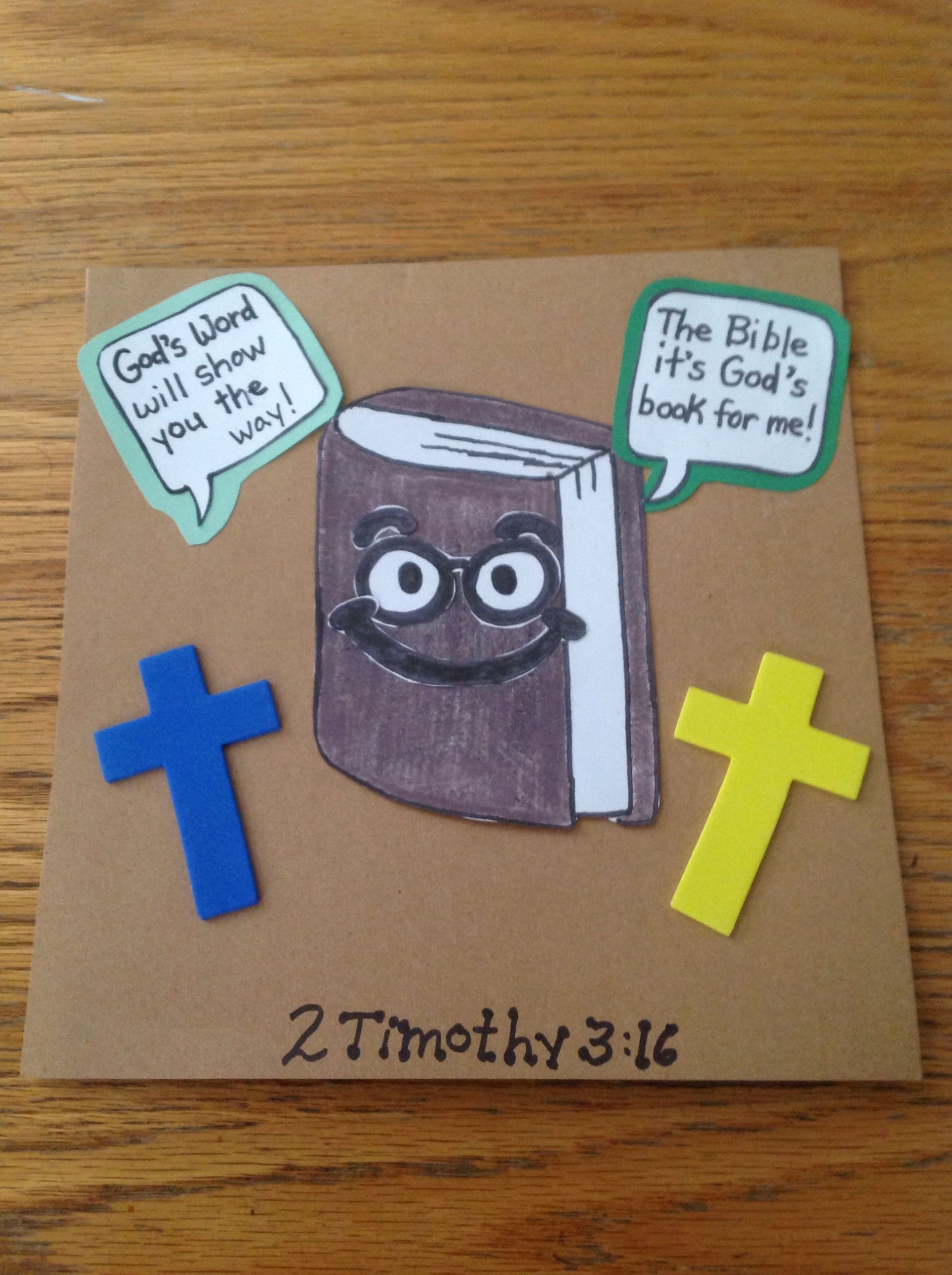 Bible Craft For Preschoolers
 God s Word Bible Craft for Kids