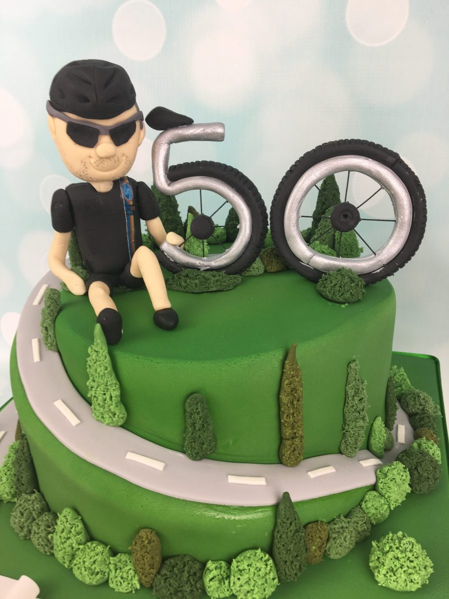 Bicycle Birthday Cake
 Cycling 50th Birthday Cake Mel s Amazing Cakes