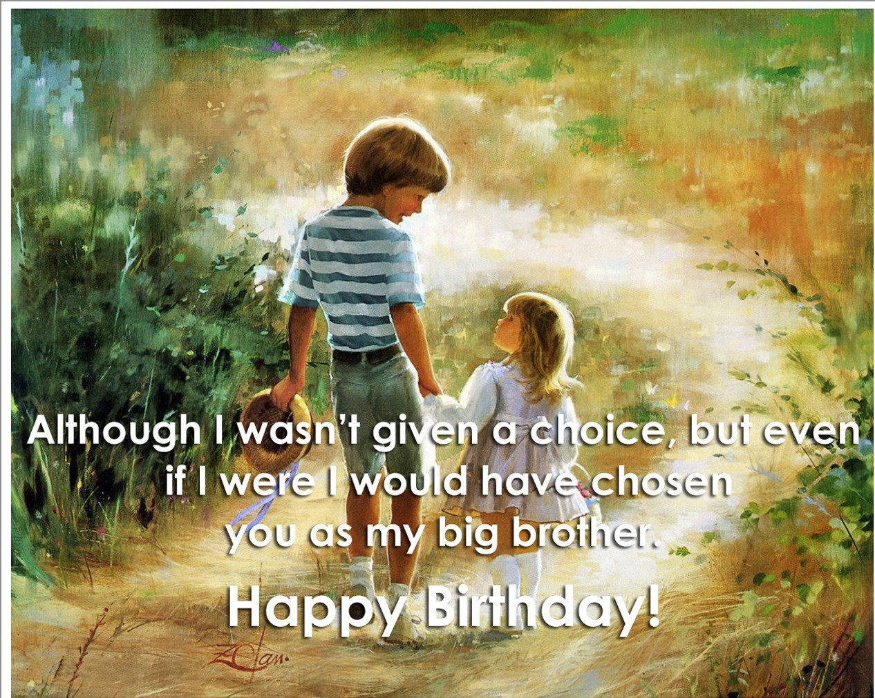 Big Brother Birthday Quotes
 Cute Happy Birthday Quotes wishes for brother This Blog