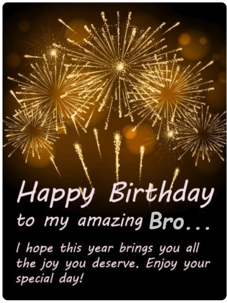 Big Brother Birthday Quotes
 Happy Bday Wishes For Brother