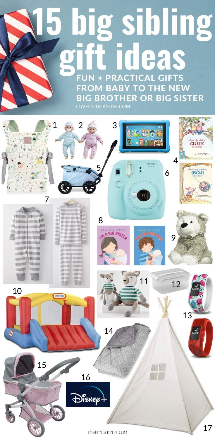Big Brother Gift Ideas From Baby
 15 New Sibling Gift Ideas Big Brother & Big Sister Gift