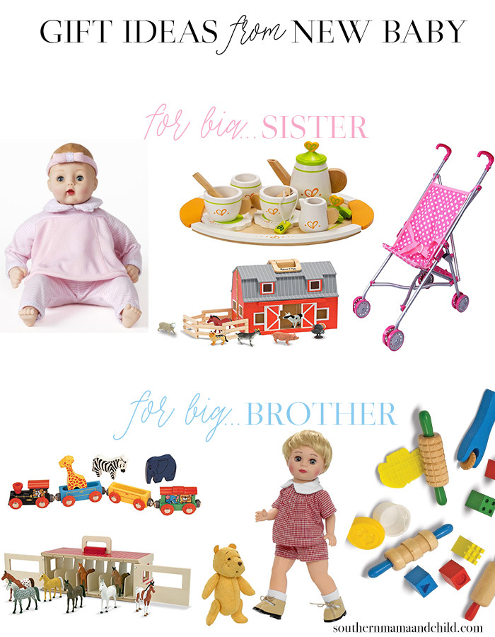 Big Brother Gift Ideas From Baby
 Gift Ideas from New Baby to Big Brother or Sister