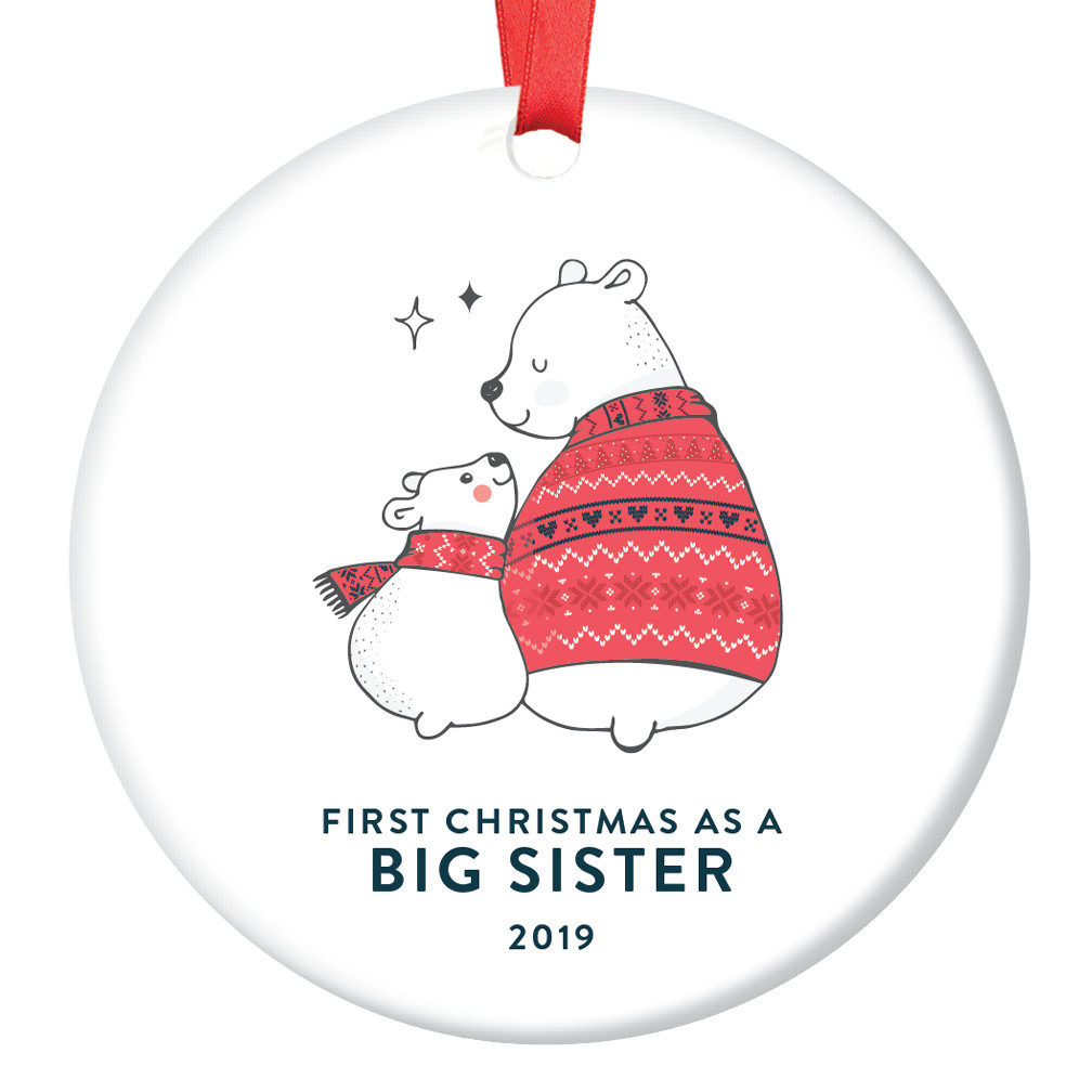 Big Christmas Gift Ideas
 Big Sister Gift Ideas Ornament 2019 Baby s First Christmas