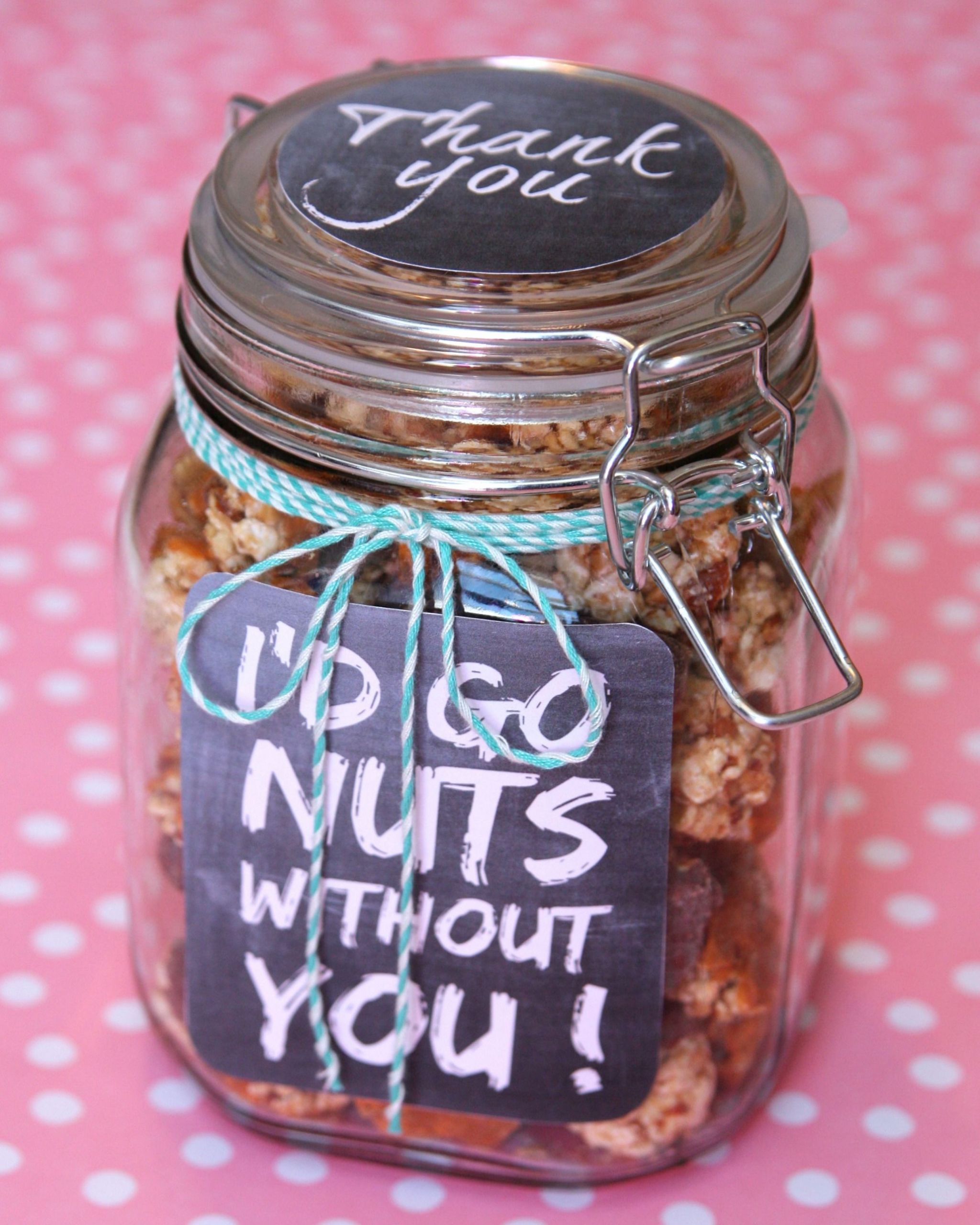 Big Thank You Gift Ideas
 Thank You Gift in a Jar