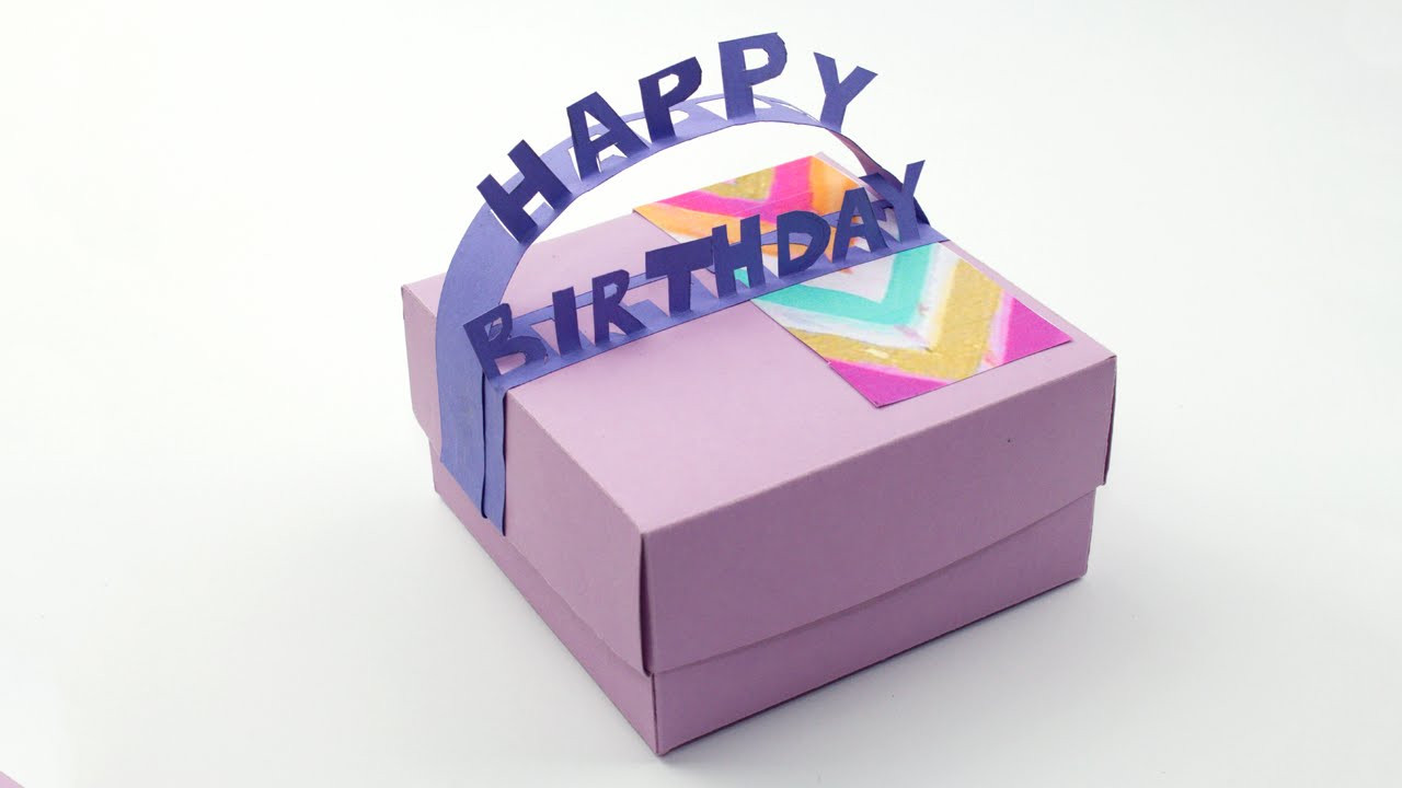 Birthday Box Gift Ideas
 DIY Happy Birthday Gift Box