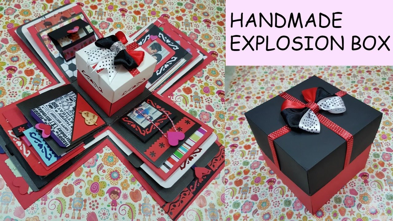 Birthday Box Gift Ideas
 Gift idea Explosion Box for friend surprize box birthday