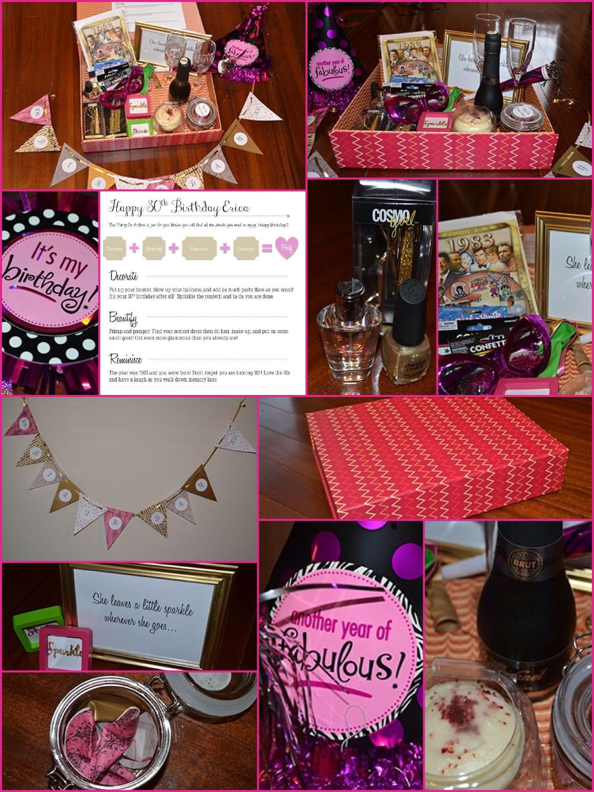 Birthday Box Gift Ideas
 Eventful Bliss Party In A Box 30th Birthday